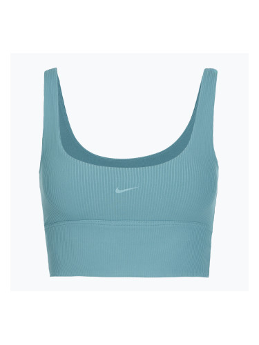 Спортен сутиен Nike Zenvy Rib Light Support Training Bra smokey blue/white