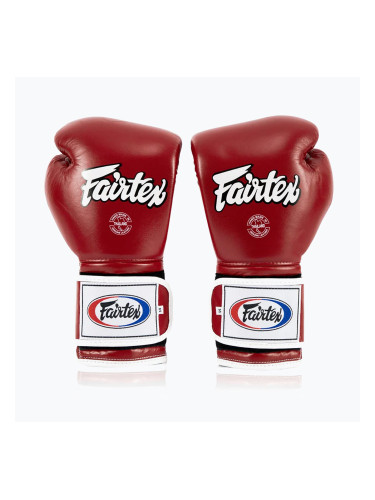 Боксови ръкавици Fairtex Heavy Hitter's Mexican Style red
