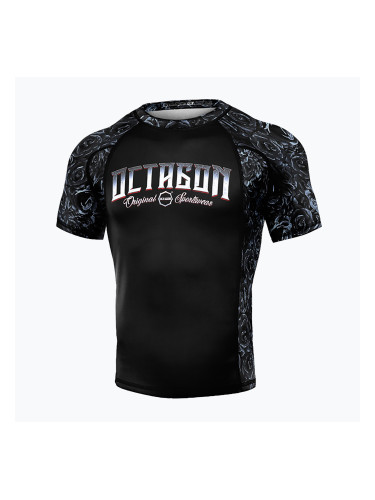 Мъжки рашгард Octagon Premium Santa Muerte black/multicolour
