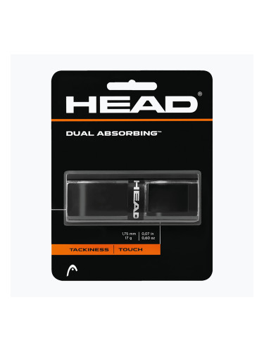 Обвивка за ракета HEAD Dual Absorbing Grip черна 285034