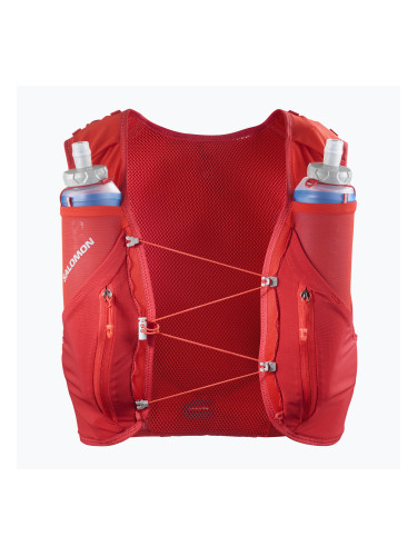 Salomon Advance Skin 12 Set жилетка за бягане flame scarlet/haude red