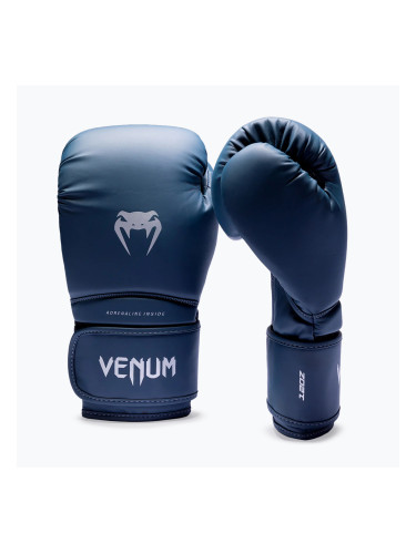 Боксови ръкавици Venum Contender 1.5 midnight blue/silver