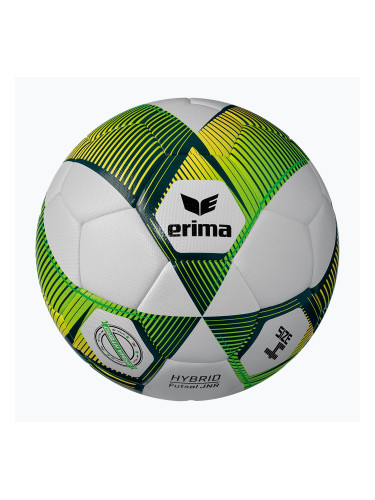 ERIMA Хибридна футболна топка за футзал зелено/жълто размер 4