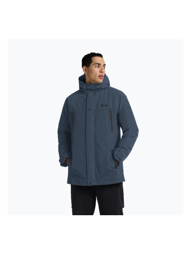 Мъжко подплатено яке Jack Wolfskin Glacier Shield aluminium blue