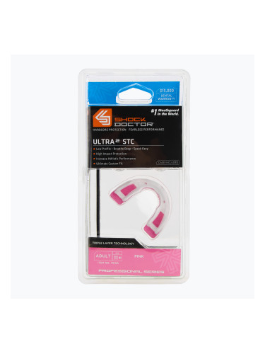 Shock Doctor Ultra 2 STC протектор за челюст розов