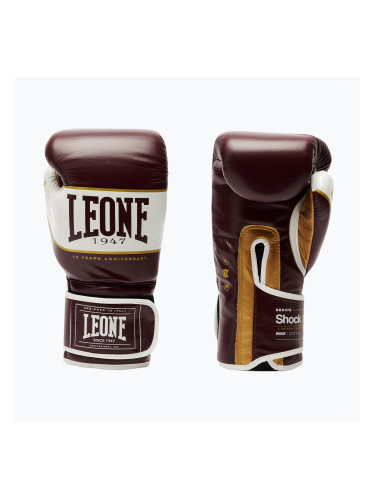 Боксови ръкавици LEONE 1947 Shock X bordeaux