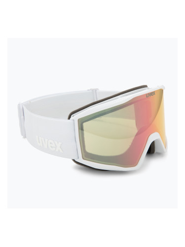 Скиорска маска UVEX Blast CV white matt/mirror rose
