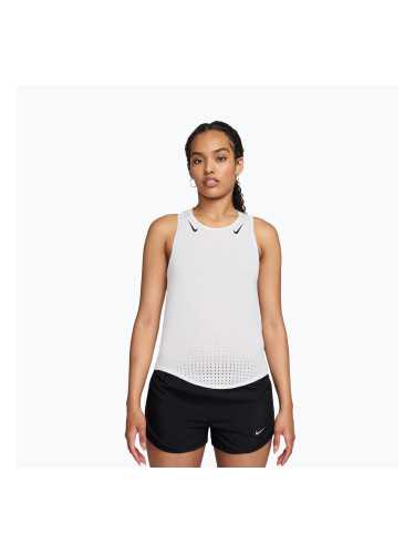Дамска тениска за бягане Nike AeroSwift Dri-Fit ADV Singlet white/black