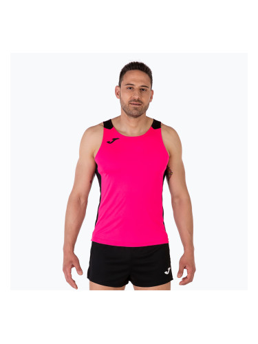 Мъжки потник за бягане Joma Record II fluor pink/black