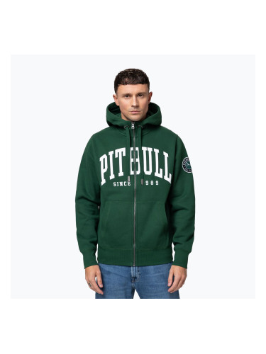 Мъжки суитшърт Pitbull Norton Hooded Zip hunter green