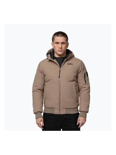Мъжко зимно яке Pitbull Balboa 2 Hooded dark sand