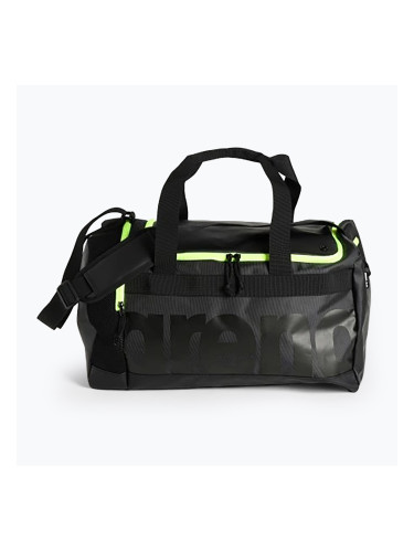 Чанта за плуване arena Spiky III 40 l dark smoke / neon yellow