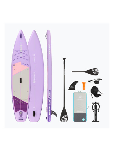 SUP AQUASTIC Туристическа дъска 11'6" лилава