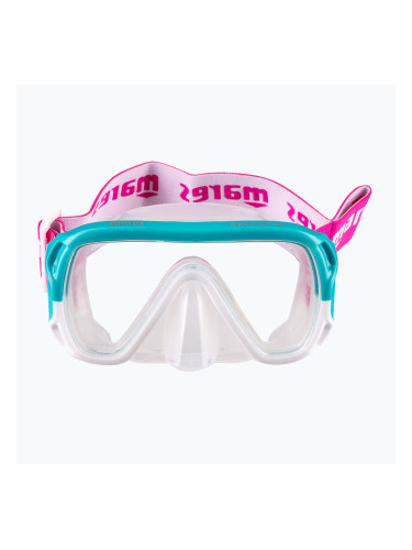 Детска маска за гмуркане Mares Keewee Junior aqua / white / clear