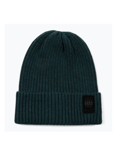 Зимна шапка Pitbull Beanie Velcro Logo green