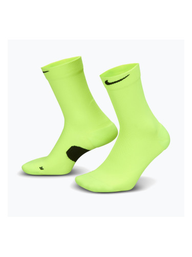 Чорапи Nike Running Midweight Crew volt/black/black