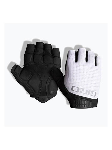 Мъжки ръкавици за колоездене Giro Bravo Gel II white
