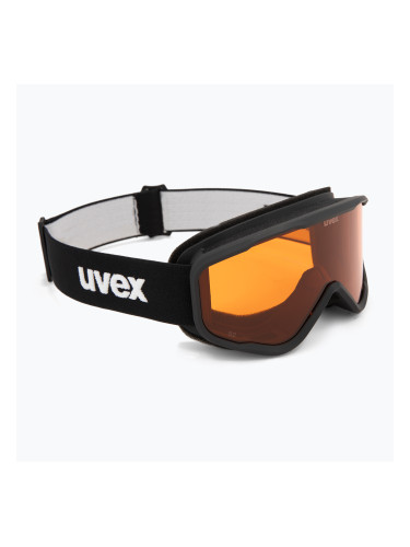 Детска скиорска маска UVEX Speedy Nova Jr black/laser gold