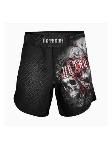 Мъжки шорти за тренировка Octagon The Rules MMA черни/многоцветни