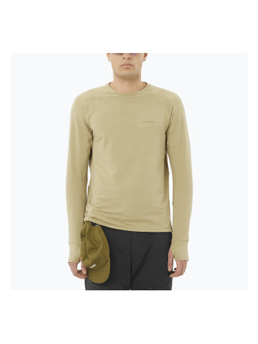 Мъжки суитшърт Salomon Essential Lightwarm CN gray green