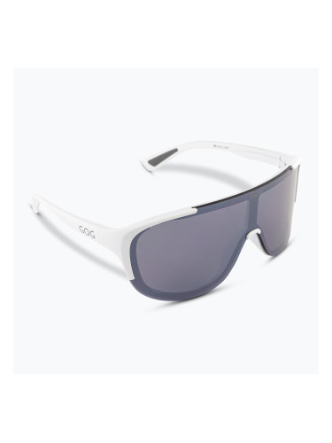 Слънчеви очила GOG Medusa matt white/grey/silver mirror