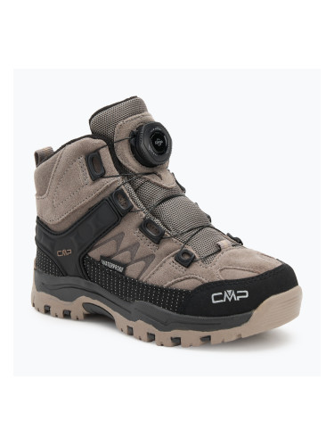 Детски обувки за трекинг CMP Kiruna Mid Fitgo Fleece Wp deserto/sabbia