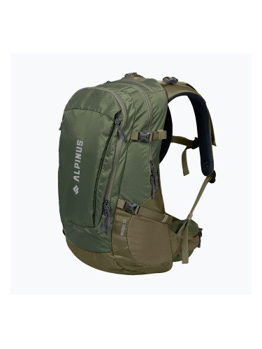 Туристическа раница Alpinus Muddus 30 l green/olive