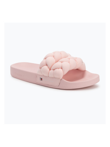 Дамски чехли Tommy Jeans Braided Slide delicate pink