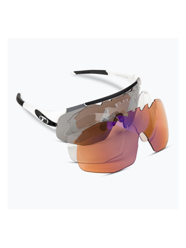 Очила за колоездене Tifosi Sledge Lite matte white/smoke/ac red/clear