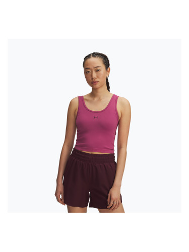 Дамска тениска за тренировка Under Armour Vanish Seamless Tank fuchsia dusk/dark maroon/dark maroon