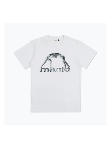 Тениска MANTO Metal бяла