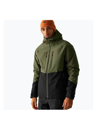 Мъжко непромокаемо яке REGATTA Highton Stretch Padded olive night/black
