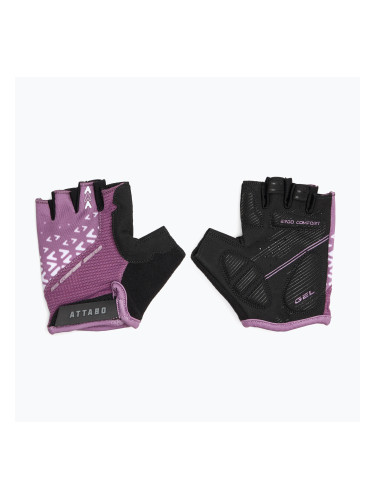 Детски ръкавици за колоездене ATTABO Vito JRG с гел, устойчиви на удар, розово/черно