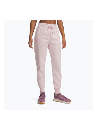 Дамски панталони Under Armour Rival Fleece prime pink light heather/prime pink