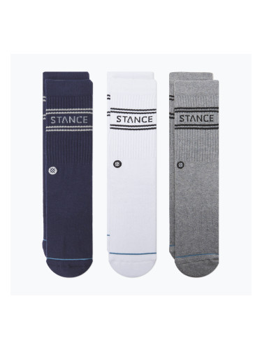 Stance Basic Crew чорапи 3 чифта флотски