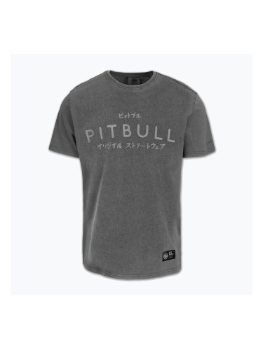 Pitbull Мъжка тениска Mt. Fuji в сив цвят