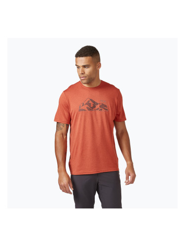 Мъжка тениска Rab Mantle Mountain Tee red clay