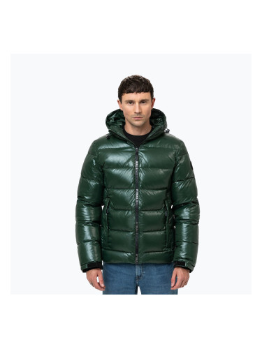Мъжко зимно яке Pitbull Pepperwood Ribstop Padded Hooded black/green