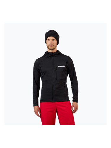 Мъжки суитшърт Rossignol Blackside Mix Full Zip Hoodie Fleece black