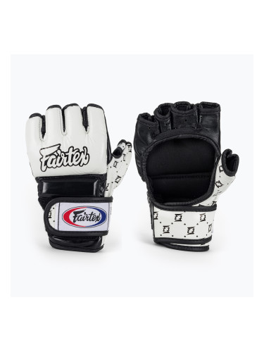 Fairtex Super Sparring граплинг ръкавици бели/черни