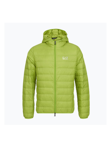 Мъжко яке EA7 Emporio Armani Train Core Id Down Light Jacket Hoodie macaw green