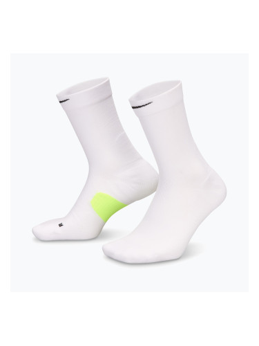 Чорапи Nike Running Midweight Crew white/volt/black