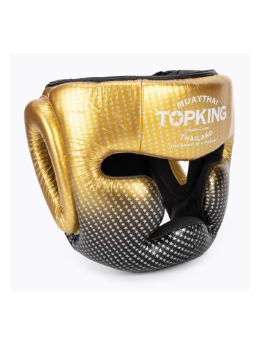 Top King Super Star златна боксова каска
