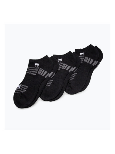 Чорапи Venum Vector No-Show 3 чифта black/grey