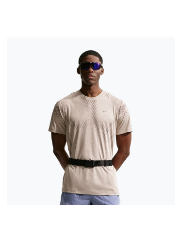Мъжка тениска за бягане Nike Stride Dri-Fit ADV cream li/mink brown