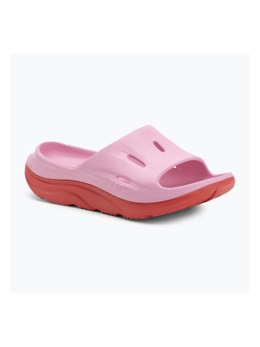 Детски чехли HOKA Ora Recovery Slide 3 peony/cerise