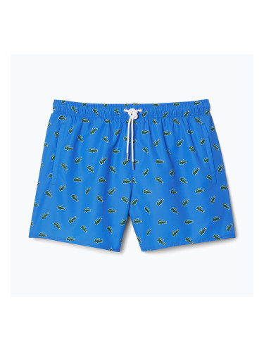 Мъжки къси панталони за плуване Lacoste MH7188 gypsy blue/multico