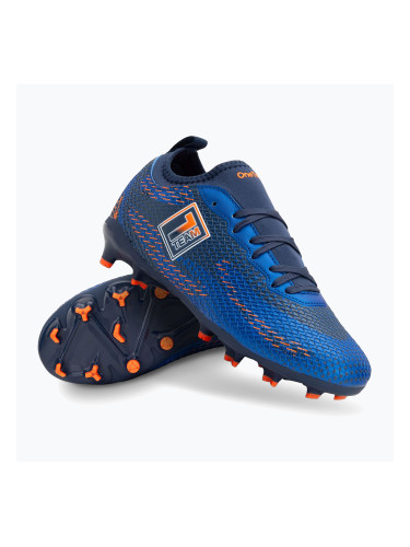 OneTeam Robero Teen FG/AG детски футболни обувки морско синьо/оранжево