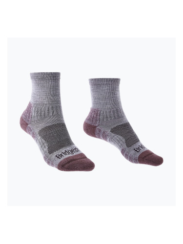 Дамски чорапи Bridgedale Lightweight Merino Performance 3/4 Crew Original heather/damson