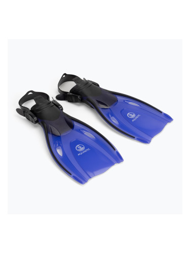 Детски плавници за гмуркане AQUASTIC Shelly тъмно сини